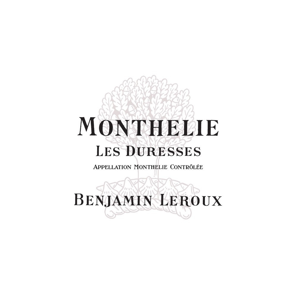 Monthélie Les Duresses Domaine Benjamin Leroux 2015, 75cl Bianco
