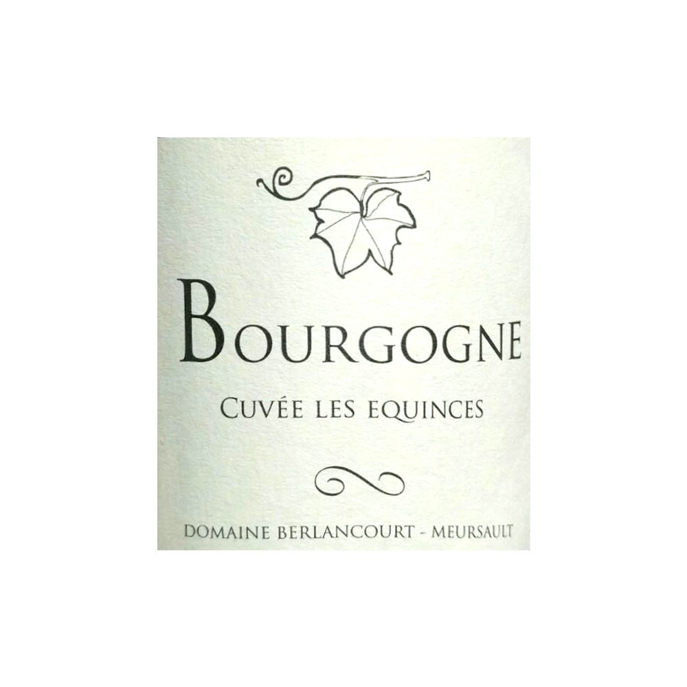 Bourgogne Chardonnay Domaine Berlancourt 2012, 75cl Bianco