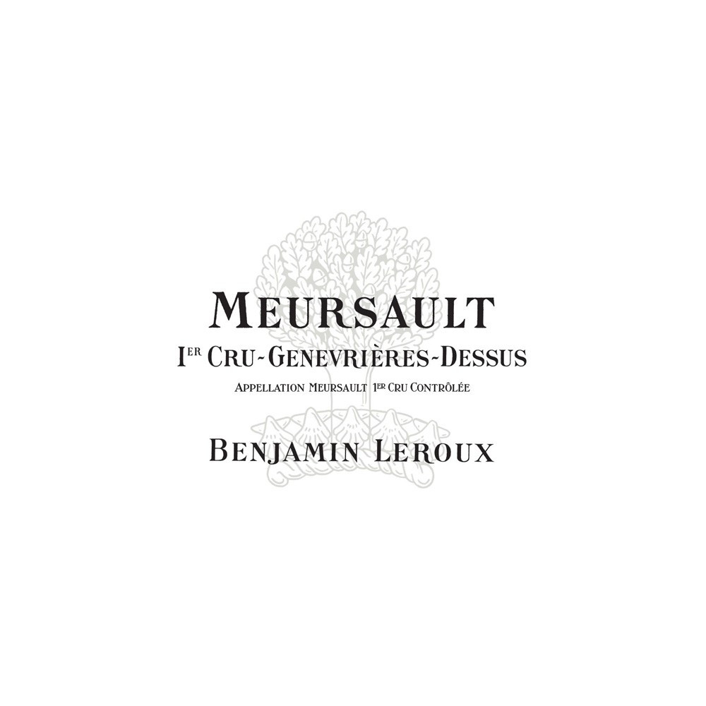 Meursault 1er cru Les Genevrières bianco Domaine Benjamin Leroux 2014, 75cl