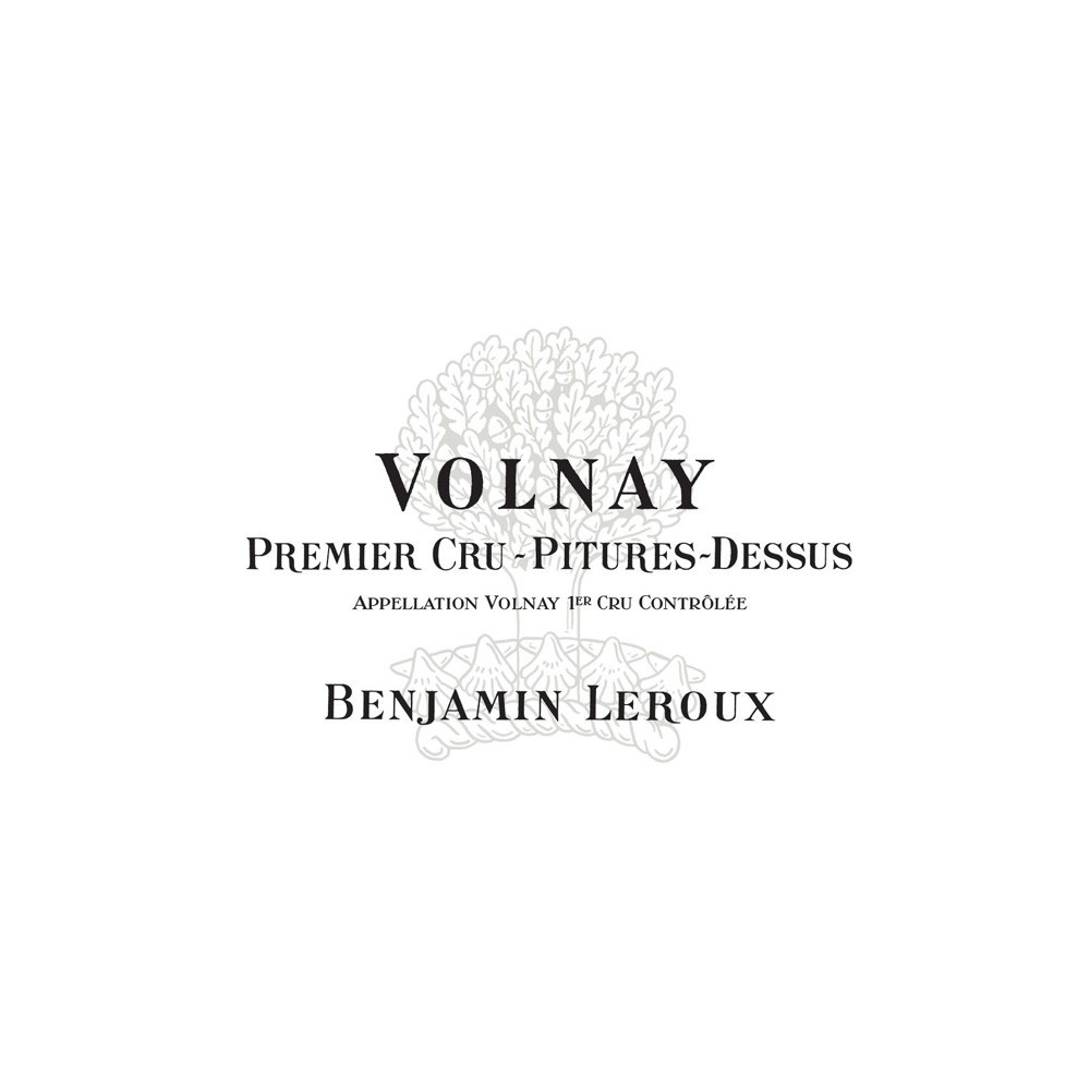 Volnay 1er cru Pitures Dessus Rosso Domaine Benjamin Leroux 2014, 75cl