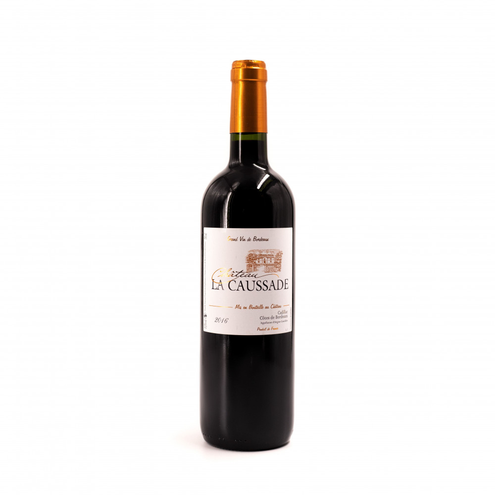 AOP Cadillac Cotes de Bordeaux Chateau La Caussade  2016, 75cl Rosso